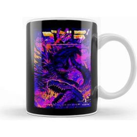 Baskı Dükkanı Godzilla Retro God Is Godzilla Kupa Bardak