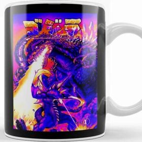 Baskı Dükkanı Godzilla Retro Godzilla Rulers Of Earth Kupa