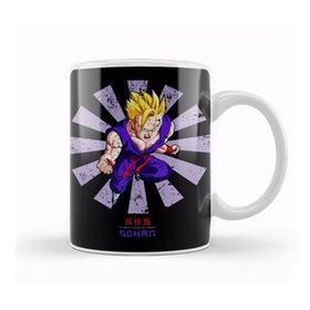 Baskı Dükkanı Gohan Dragon Ball Z Retro Japanese Kupa Bardak