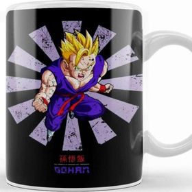 Baskı Dükkanı Gohan Dragon Ball Z Retro Japanese Kupa Bardak