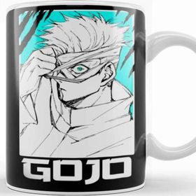 Baskı Dükkanı Gojo Satoru Jujutsu Kaisen Portrait Kupa Bardak