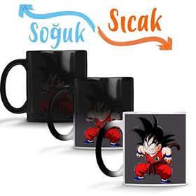 Baskı Dükkanı Goku Confuso 2 Sihirli Porselen Kupa