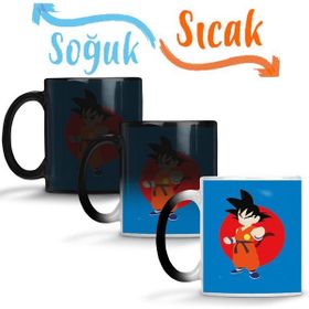 Baskı Dükkanı Goku Criança 2 Sihirli Porselen Kupa