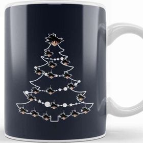 Baskı Dükkanı Goku Dragon Ball Z Christmas Tree Baubles Kupa Bardak
