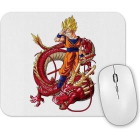 Baskı Dükkanı Goku Dragon Red Mouse Pad