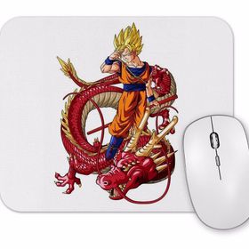 Baskı Dükkanı Goku Dragon Red Mouse Pad