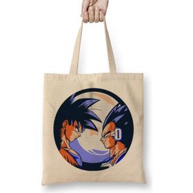 Baskı Dükkanı Goku E Vegeta Bayan Günlük Çanta