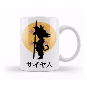 Baskı Dükkanı Goku On Sunset Dragon Ball Kupa Bardak