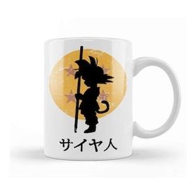 Baskı Dükkanı Goku On Sunset Dragon Ball Kupa Bardak