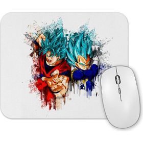 Baskı Dükkanı Goku Vegeta Mouse Pad