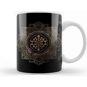 Baskı Dükkanı Golden Sri Yantra Sri Chakra Kupa