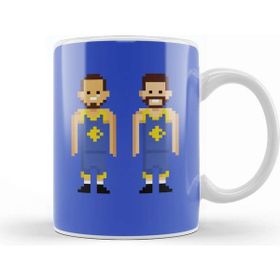 Baskı Dükkanı Golden State Warriors Pixel Players Splash Brothers Kupa