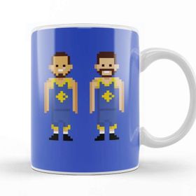Baskı Dükkanı Golden State Warriors Pixel Players Splash Brothers Kupa