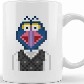 Baskı Dükkanı Gonzo The Muppets Pixel Character Kupa