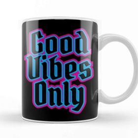 Baskı Dükkanı Good Vibes Only Kupa