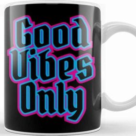 Baskı Dükkanı Good Vibes Only Kupa