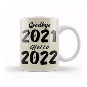 Baskı Dükkanı Goodbye 2021 Hello 2022 Kupa