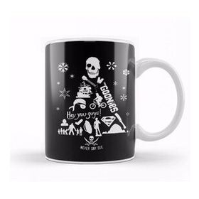 Baskı Dükkanı Goonies Christmas Tree Silhouette Kupa