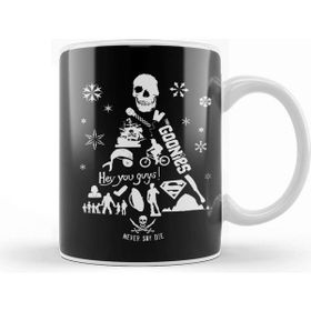Baskı Dükkanı Goonies Christmas Tree Silhouette Kupa