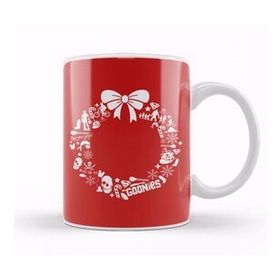 Baskı Dükkanı Goonies Christmas Wreath Pattern Kupa