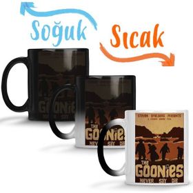 Baskı Dükkanı Goonies Never Say Die Sihirli Porselen Kupa