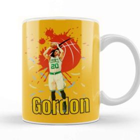 Baskı Dükkanı Gordon Hayward Vintage Art Legend Basketball Gift Vintage Retro Style Kupa