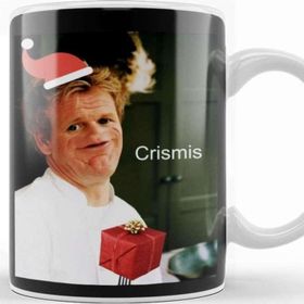 Baskı Dükkanı Gordon Ramsay Crismis Christmas Sosig Kupa