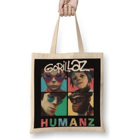 Baskı Dükkanı Gorillaz Girls Just Wanna Have Fun Bayan Günlük Çanta