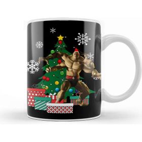 Baskı Dükkanı Goro Around The Christmas Tree Mortal Kombat Kupa