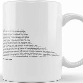 Baskı Dükkanı Gossip Girl Quotes Kupa