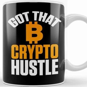 Baskı Dükkanı Got That Crypto Hustle Bitcoin Btc Cryptocurrency Kupa