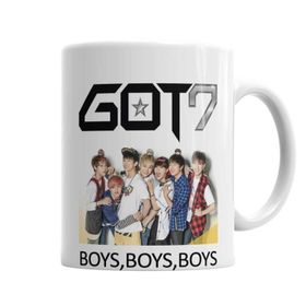 Baskı Dükkanı Got7 Kpop Sihirli Porselen Kupa