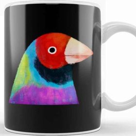 Baskı Dükkanı Gouldian Finch Bird 01 Kupa