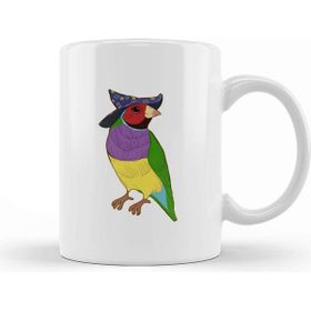 Baskı Dükkanı Gouldian Finch Wizard 01 Kupa