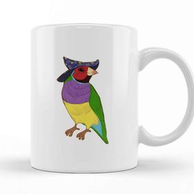 Baskı Dükkanı Gouldian Finch Wizard 01 Kupa