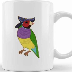 Baskı Dükkanı Gouldian Finch Wizard 01 Kupa