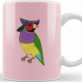 Baskı Dükkanı Gouldian Finch Wizard Kupa