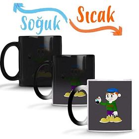 Baskı Dükkanı Graffiti 2 Sihirli Porselen Kupa