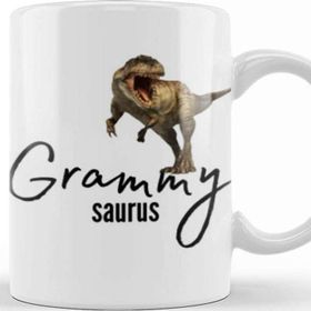 Baskı Dükkanı Grammysaurus Gifts Grammy Saurus Kupa