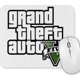 Baskı Dükkanı Grand Theft Auto Gta Logo Mouse Pad