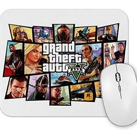 Baskı Dükkanı Grand Theft Auto Gta Sant Mouse Pad