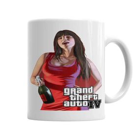 Baskı Dükkanı Grand Theft Auto Iv Womanv Sihirli Porselen Kupa