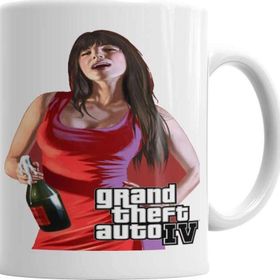 Baskı Dükkanı Grand Theft Auto Iv Womanv Sihirli Porselen Kupa