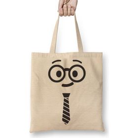 Baskı Dükkanı Gravata Nerd Kravat Bez Çanta