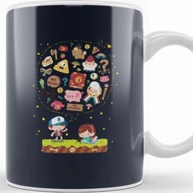 Baskı Dükkanı Gravity Falls Late Night Stories Kupa