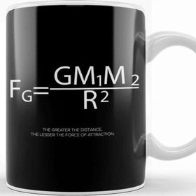 Baskı Dükkanı Gravity Maths and Science Newtons Law Of Gravitation Kupa