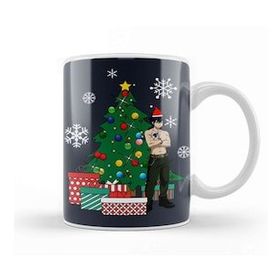 Baskı Dükkanı Gray Fullbuster Around The Christmas Tree Fairy Tail Kupa