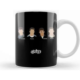 Baskı Dükkanı Grease T Birds Movie Silhouette Kupa