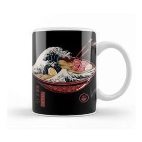 Baskı Dükkanı Great Ramen Wave Kupa