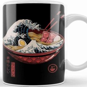 Baskı Dükkanı Great Ramen Wave Kupa